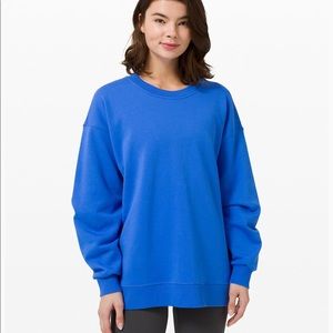 Lululemon Perfectly Oversized Crew Wild Bluebell 4